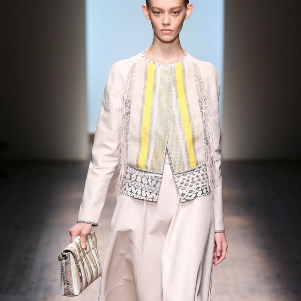 Salvatore Ferragamo Python And Chain Shoulder Bag - image 8